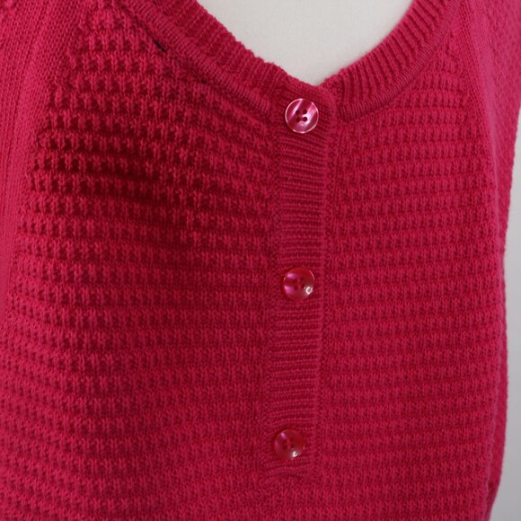 Lane Bryant Pink Pullover Tunic Sweater Back Buttons - Picture 6 of 10